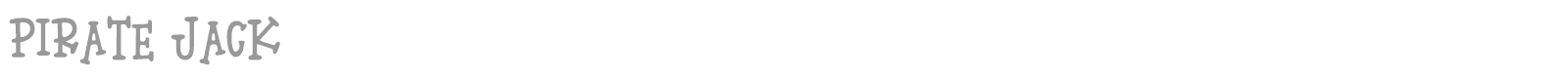Pirate Jack font preview